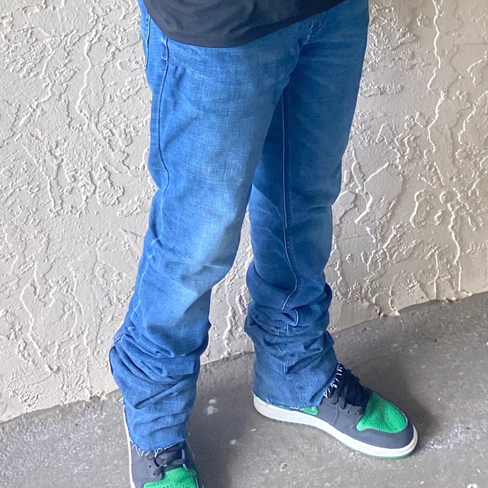 Denim Stacked Jeans